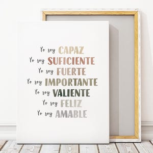 Daily Affirmations in Spanish.