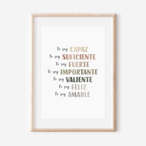 Daily Affirmations in Spanish.