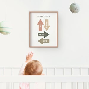 Cartel educativo, cartel de instrucciones, materiales Montessori, decoración de sala de juegos neutral, cartel educativo para niños pequeños, descarga digital imagen 5
