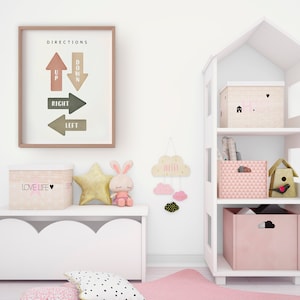 Cartel educativo, cartel de instrucciones, materiales Montessori, decoración de sala de juegos neutral, cartel educativo para niños pequeños, descarga digital imagen 3