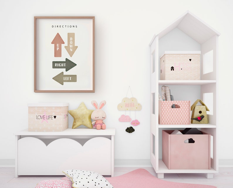 Cartel educativo, cartel de instrucciones, materiales Montessori, decoración de sala de juegos neutral, cartel educativo para niños pequeños, descarga digital imagen 3