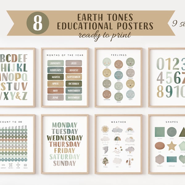 Earth Tones Poster - Etsy