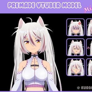 Premade Live2D Vtuber Model cute girl Mio