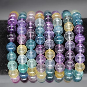 Gorgeous Rainbow Fluorite Bracelets