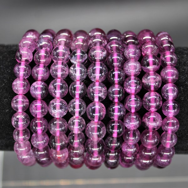 Phenomenal Magenta Fluorite Bracelets