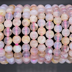 Flower Agate Bracelets