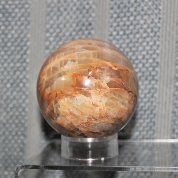 Peach Moonstone Sphere