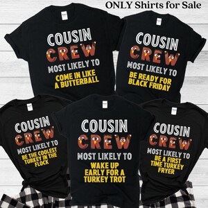 Cousin Crew pajamas, Cousin Crew pajamas, Cousin pjs adults, Thanksgiving Family pajamas, family pajamas, matching pajamas, Thanksgiving PJ