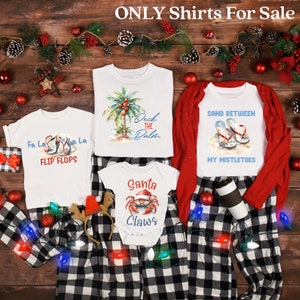 Family Christmas Shirts, Tropical Christmas Shirts, Christmas on beach, palm tree, Most Likely to Christmas Shirt, Group Christmas Shirts