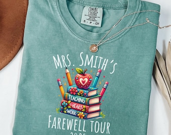 Comfort Colors Officially Retirement Shirt, Custom Retirement Shirt, Retired Teacher, Retirement Gift, New Retired Shirt, End of Year Shirts