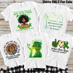 Mental Health Matters, Mental Health Shirt, Mental Health Awareness, Therapist Tee, Psychologist Shirt, Anxiety Shirt, Group Shirts, Flowers