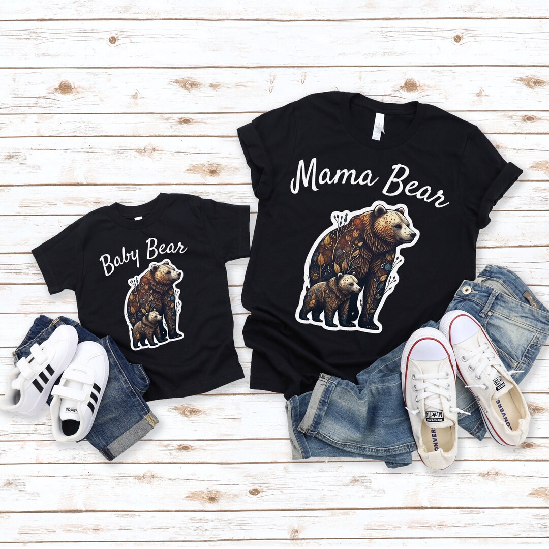 Mama Bear Shirt, Baby Bear Shirt, Mommy and Me Shirts, Mother's Day