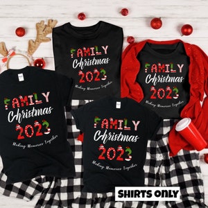 Christmas Family Pajamas, Family Matching Pajamas, Couples Christmas, Holiday Pajamas, Matching Family Christmas Pajamas, Xmas Pajama Shirts