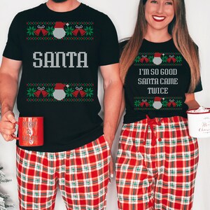 Funny Couples Christmas Pajamas, Funny Christmas Matching Pajamas, Couples Christmas PJs, Matching Christmas Pajamas, Ugly Christmas Sweater