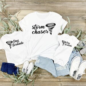 Mama and Mini Matching Shirts, Storm Chaser shirt, Mommy and Me Outfits, Mom, Mommy and Me Shirts, New Mom Gift, Toddler, Matching Outfits