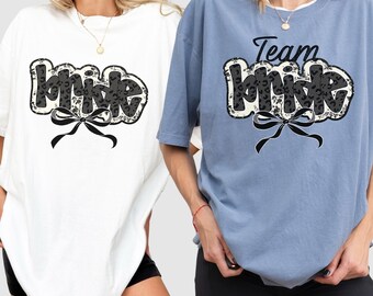 Bachelorette Party Shirts, Team Bride Shirt, Bride Tshirt, Wedding Tee, Bridal Party Gift, Bridal Party Shirt, Bride Tee, Bachelorette Gift