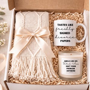 Funny Divorce Mug, Freshly Signed Papers Ceramic Cup, Breakup Gift