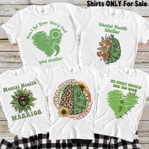 Mental Health Matters, Mental Health Shirt, Mental Health Awareness, Therapist Tee, Psychologist Shirt, Anxiety Shirt, Group Shirts, Flowers