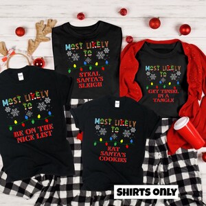 Christmas Family Pajamas, Family Matching Pajamas, Couples Christmas, Holiday Pajamas, Matching Family Christmas Pajamas, Xmas Pajama Shirts