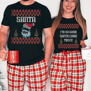 Funny Couples Christmas Pajamas, Funny Christmas Matching Pajamas, Couples Christmas PJs, Matching Christmas Pajamas, Ugly Christmas Sweater