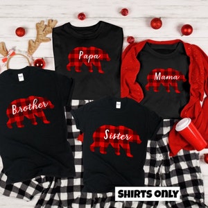 Christmas Family Pajamas, Family Matching Pajamas, Couples Christmas, Holiday Pajamas, Matching Family Christmas Pajamas, Xmas Pajama Shirts