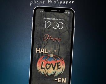 Fondo de pantalla para móvil de calabaza de Halloween – Descarga de arte divertido (archivo PNG)