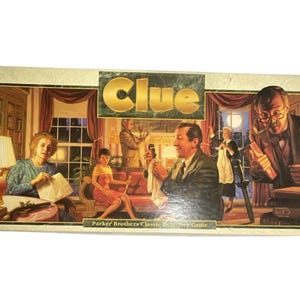 Vintage Clue by Parker Brothers 1992 00045 Classic Detective Board Game