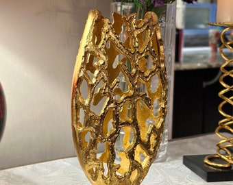 Abstract Art Tabletop Sculpture Vase for Coffee, Side Table, Shelf, Curio, Hutch, Hostess Gift Idea, Housewarming Present