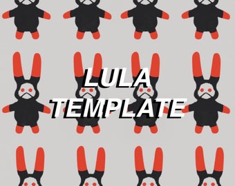 LULA (The Bad Batch) 8.5x11 DIGITAL Template for painting custom Star Wars jeans (Printable Star Wars Art)