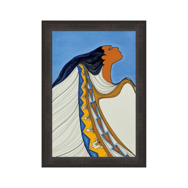 The Dance by Maxine Noel, Indigenous Art, First Nations, Native Americans, Framed Art