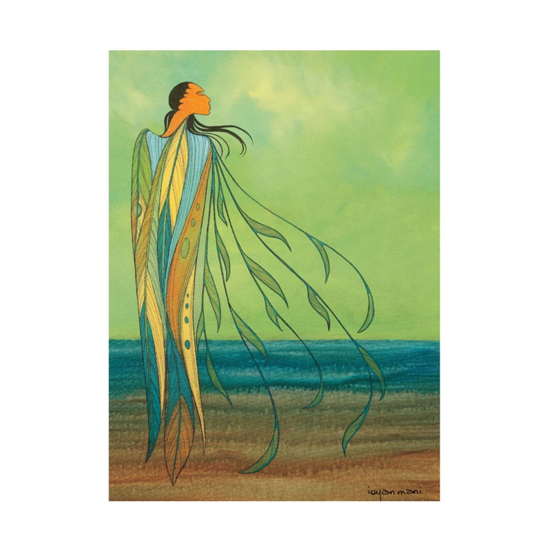 Summer Winds by Maxine Noel Indigenous Art Print First image 1