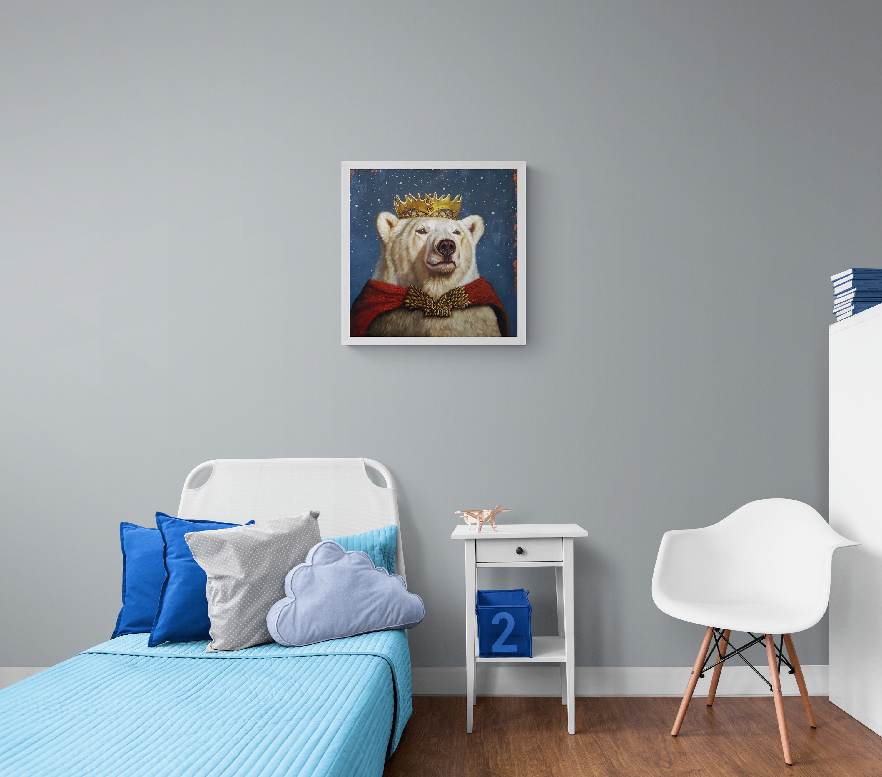 Snow King by Lucia Heffernan Art Print Animal Polar Bear - Etsy