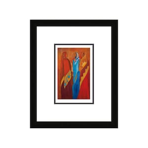 Life von Maxine Noel, indigene Kunst, gerahmte Kunst