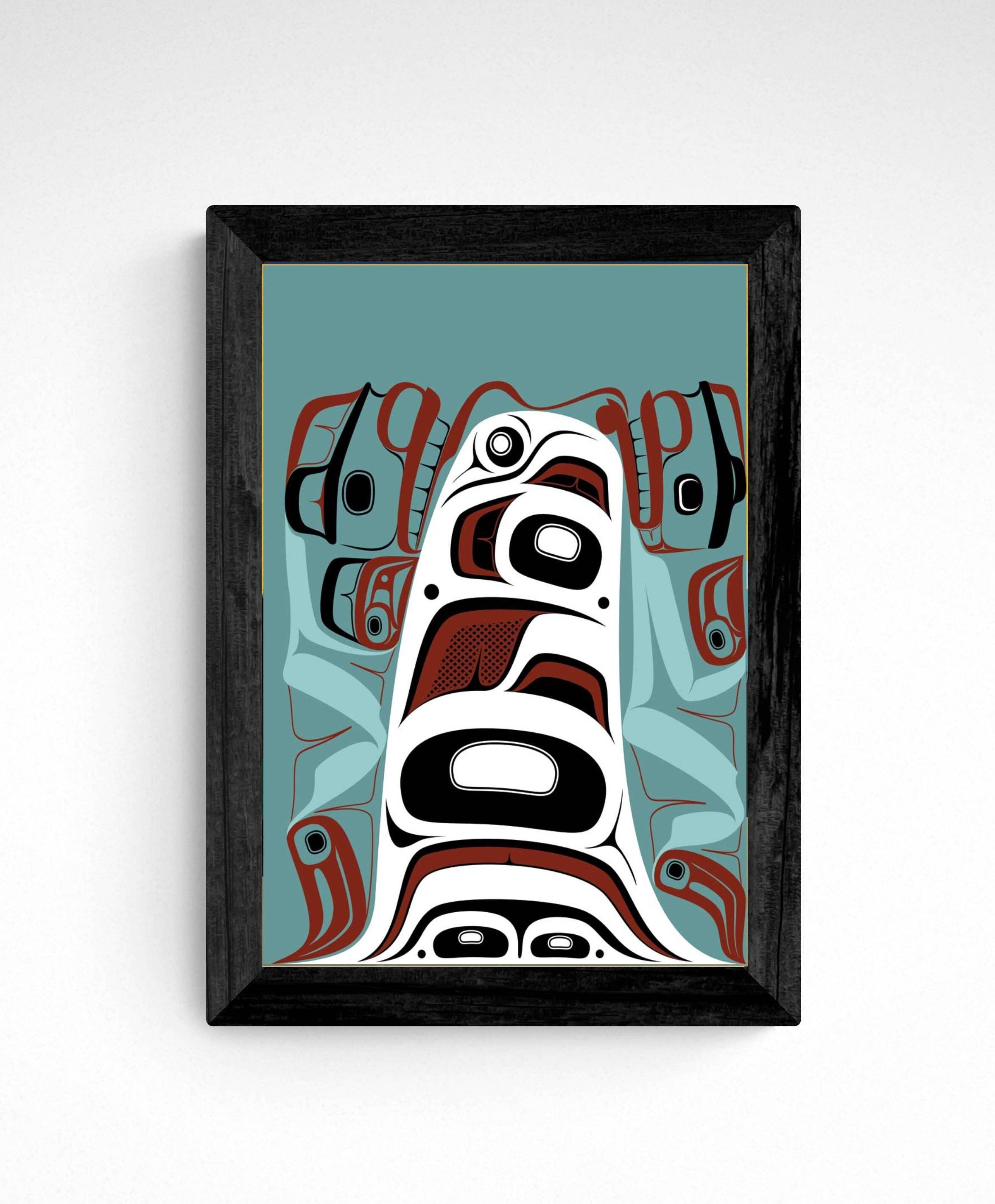 Orca Ride by Mark Preston, Indigenous Art Print, First Nations