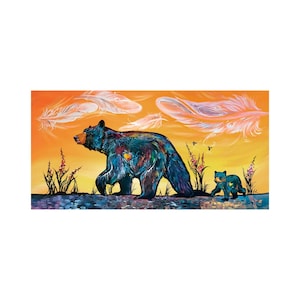 Follow the Leader By Carla Joseph, Indigenous Art Print, First Nations, Native Americans, Cree, Métis, Framed Art