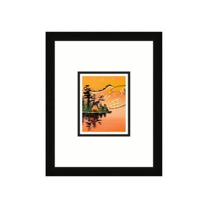 Eagle Protector By William Monague, Indigenous Art Print, First Nations, Ojibway, Native Americans Indian Decor, Framed Art