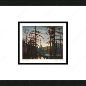 Beaver Swamp by Lawren S. Harris, Group of Seven Art Card,  Framed Art Card