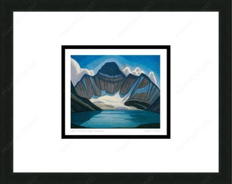 Lake McArthur, Rocky Mountains by Lawren S. Harris, Group of Seven Art Card,  Framed Art Card