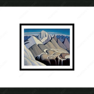 Untitled by Lawren S. Harris, Group of Seven Art Card, Mountain Framed Art Card