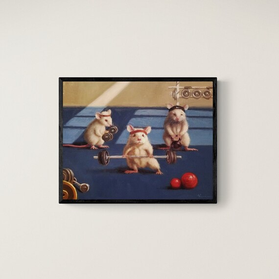 Gym Rats by Lucia Heffernan Canvas Wall Art -  Portugal