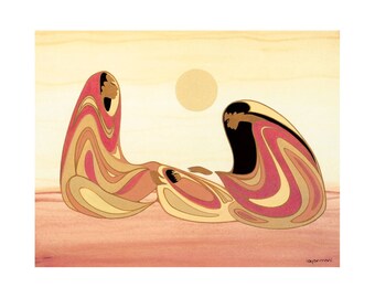 Maxine Noel Ioyan Mani Framed Woman Print, Approch of the Feature