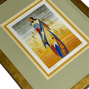 Not Forgotten by Maxine Noel, Indigenous Art Print, First Nations, Native Americans, Framed Art Card