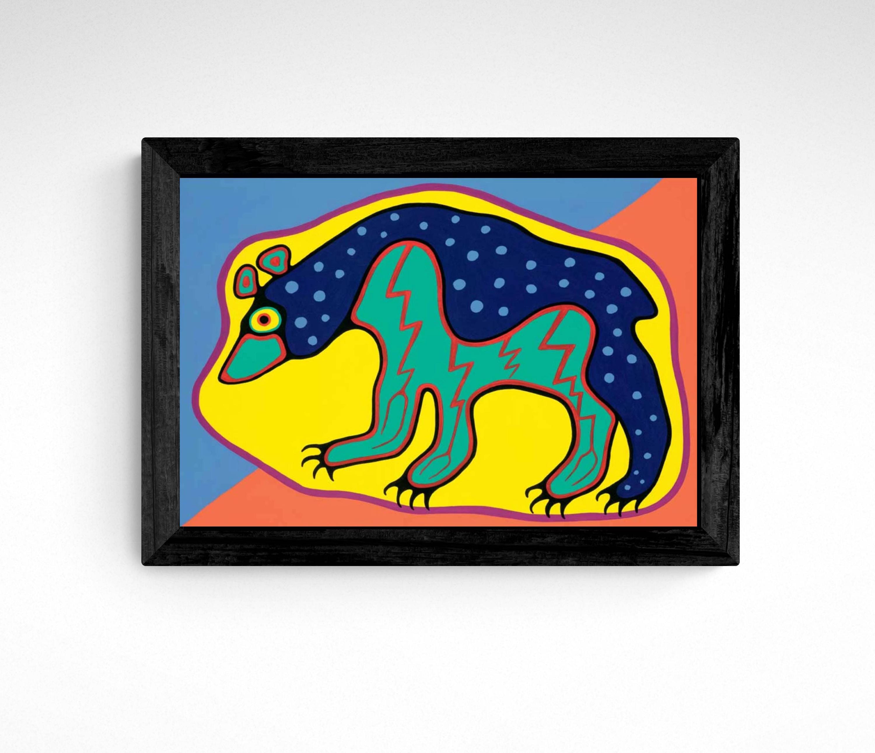 Thunder Bear by Jim Oskineegish Indigenous Art Print, First