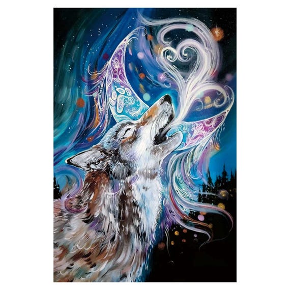 Wolf Moon by Carla Joseph - Etsy