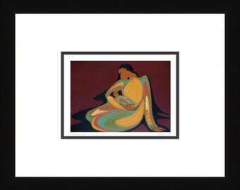 Maxine Noel Ioyan Mani SIGNED Lmtd Ed. Print Framed, First Nations