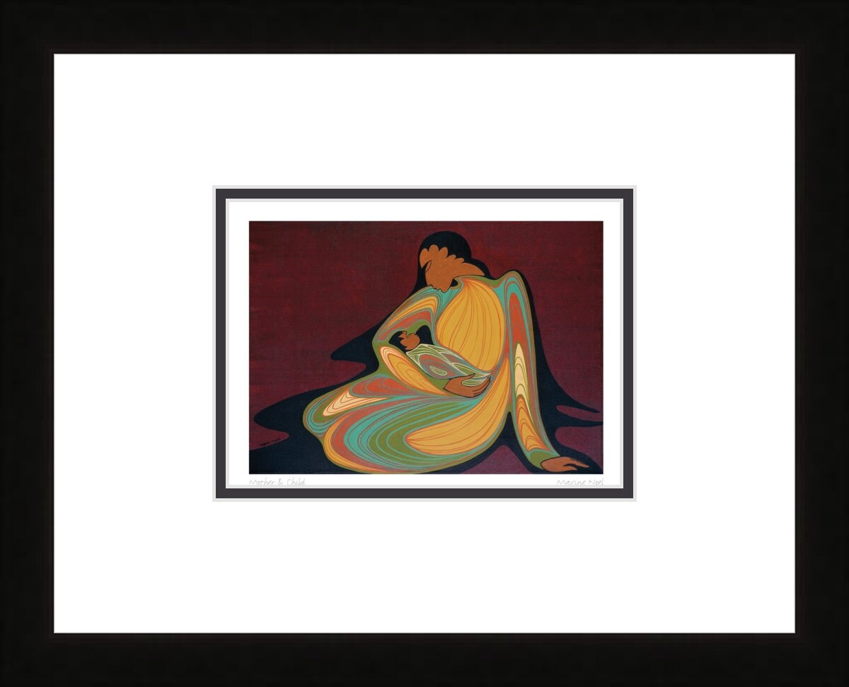 Mother & Child by Maxine Noel, Indigenous Art Print, First Nations