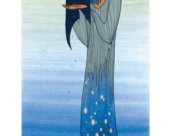 Mother Earth's Tears by Maxine Noel, Indigenous Art Print, First