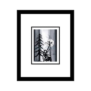 Caribou By Diane Levesque, Indigenous Art Print, First Nations, Native Americans, Framed Art