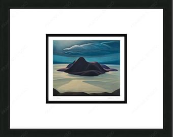 Pic Island by Lawren S. Harris, Group of Seven Art Card,  Framed Art Card