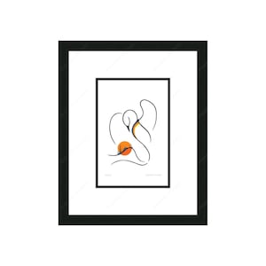 Momento de serenidad de Clemance Wescoupe, tarjeta artística indígena, decoración aborigen, tarjeta artística enmarcada